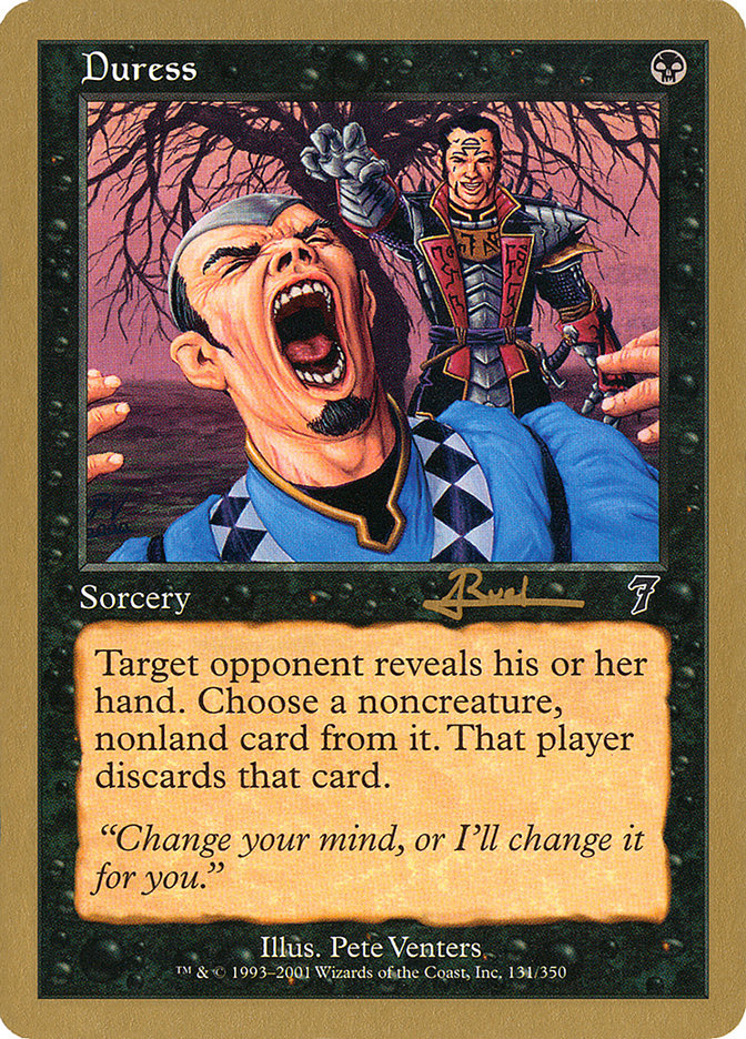 Duress (Antoine Ruel) [World Championship Decks 2001] | Gamers Paradise