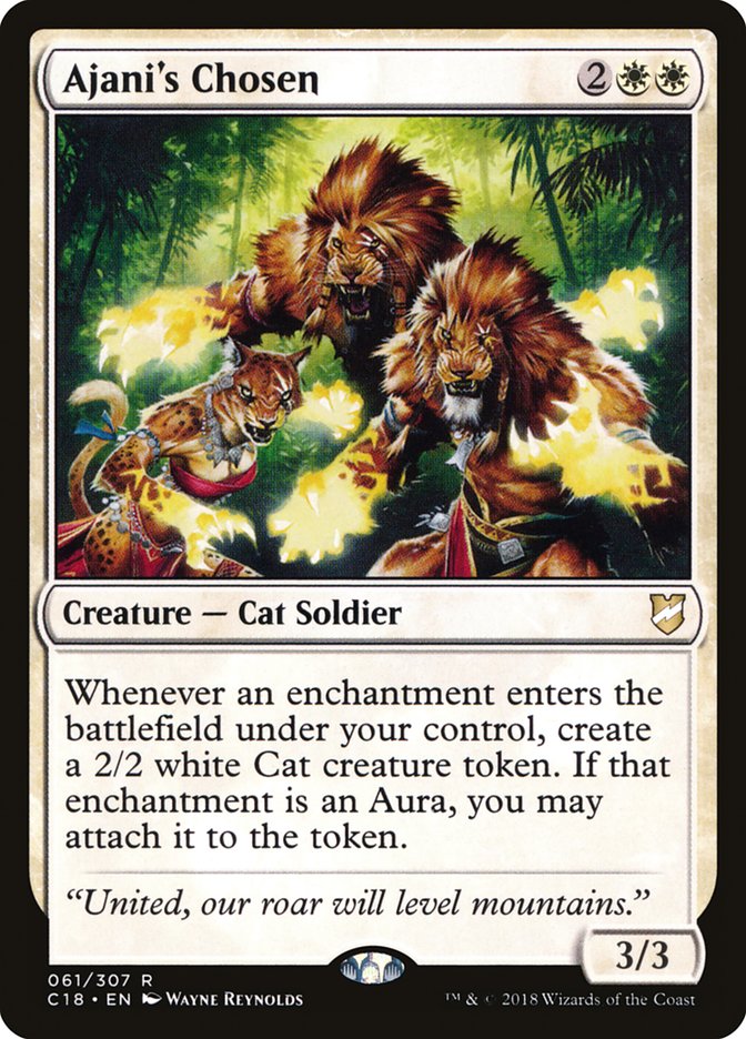 Ajani's Chosen [Commander 2018] | Gamers Paradise