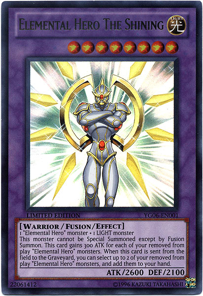 Elemental Hero The Shining [YG06-EN001] Ultra Rare | Gamers Paradise