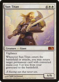 Sun Titan (M11) [Oversize Cards] | Gamers Paradise