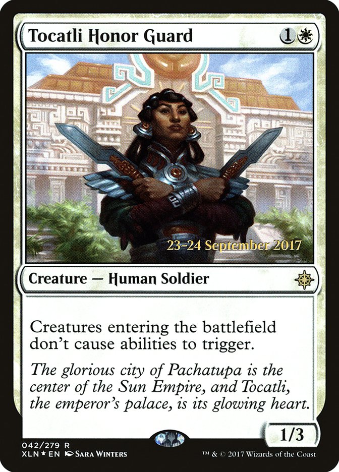 Tocatli Honor Guard [Ixalan Prerelease Promos] | Gamers Paradise