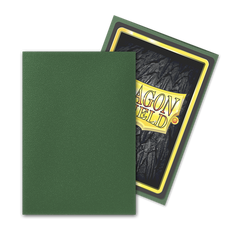 Dragon Shield: Japanese Size 60ct Sleeves - Forest Green (Matte) | Gamers Paradise