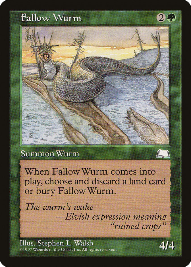 Fallow Wurm [Weatherlight] | Gamers Paradise