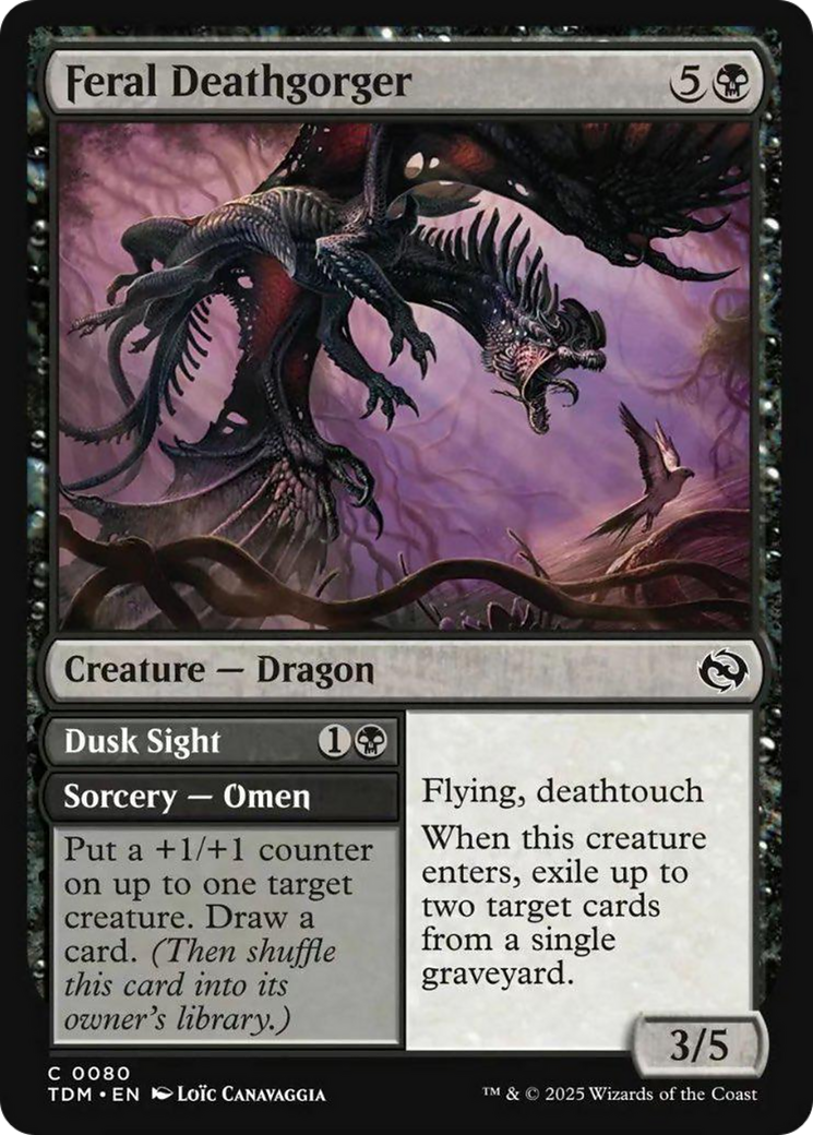 Feral Deathgorger [Tarkir: Dragonstorm] | Gamers Paradise