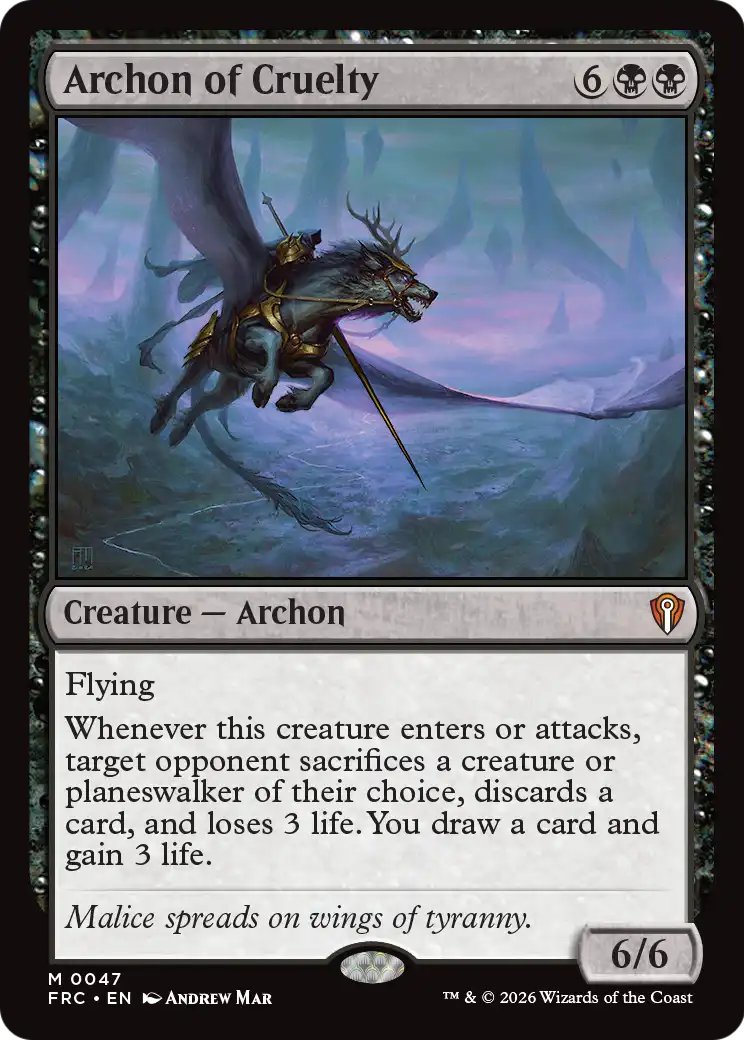 Archon of Cruelty [Reality Fracture Commander] | Gamers Paradise