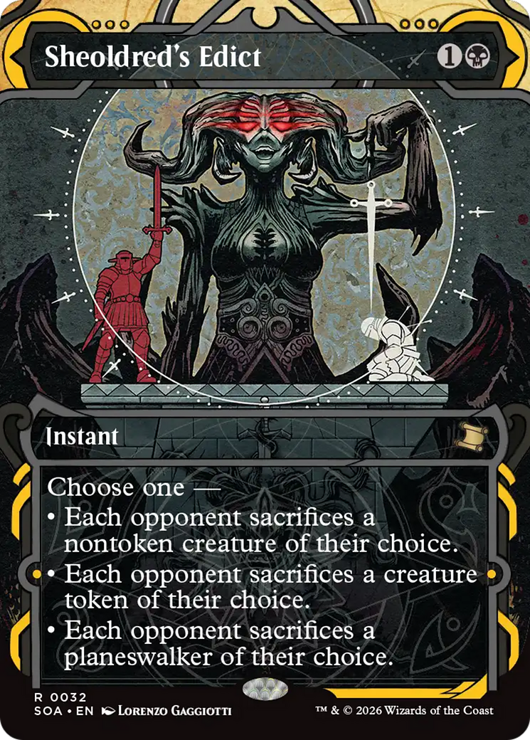 Sheoldred's Edict [Secrets of Strixhaven: Mystical Archive] | Gamers Paradise