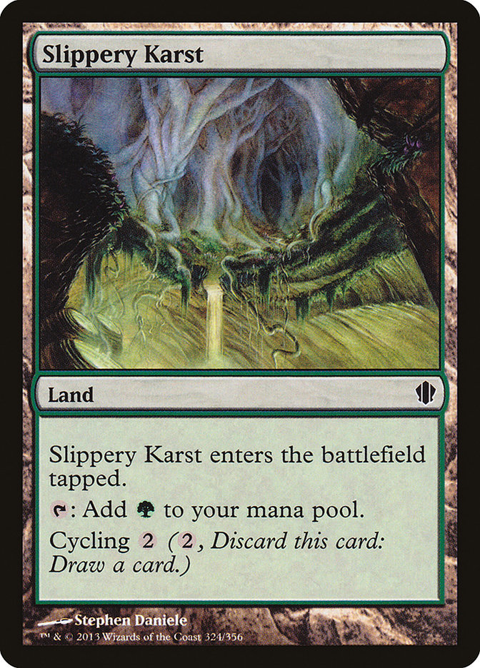Slippery Karst [Commander 2013] | Gamers Paradise
