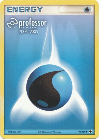 Water Energy (106/109) (2004 2005) [Professor Program Promos] | Gamers Paradise