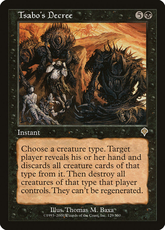 Tsabo's Decree [Invasion] | Gamers Paradise