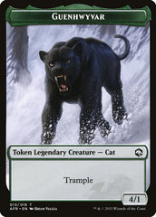 Wolf // Guenhwyvar Double-Sided Token [Dungeons & Dragons: Adventures in the Forgotten Realms Tokens] | Gamers Paradise