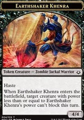 Earthshaker Khenra // Zombie Double-Sided Token [Hour of Devastation Tokens] | Gamers Paradise