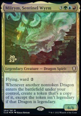 Miirym, Sentinel Wyrm [Commander Legends: Battle for Baldur's Gate Prerelease Promos] | Gamers Paradise