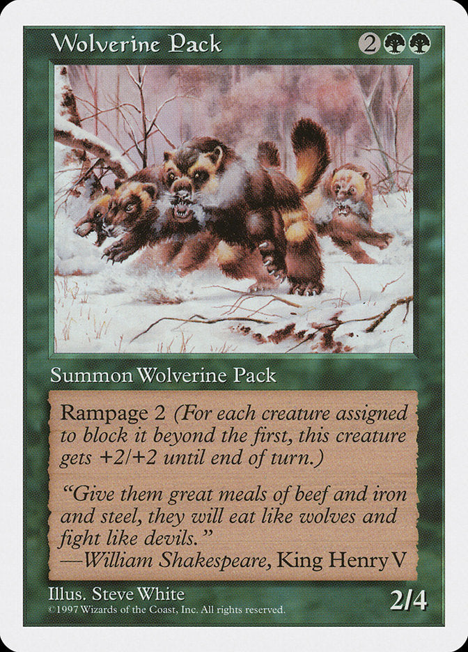 Wolverine Pack [Fifth Edition] | Gamers Paradise