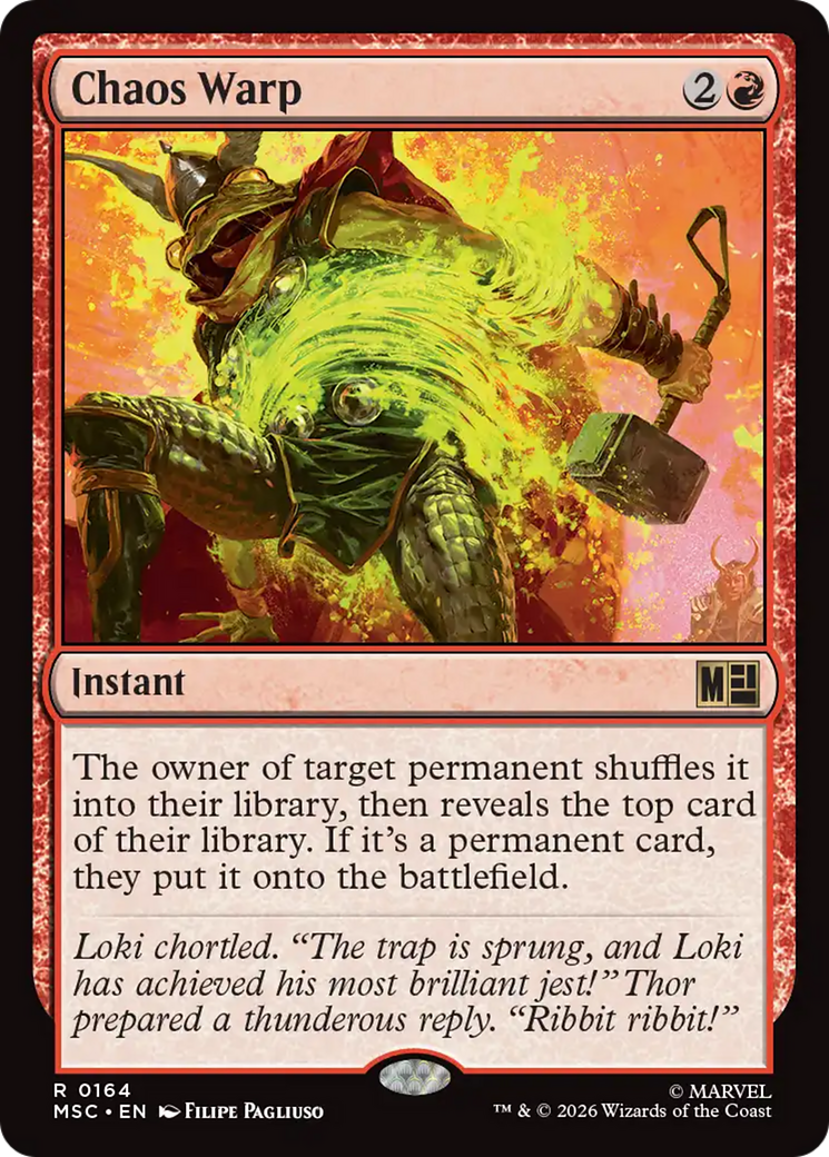 Chaos Warp (Surge Foil) [Marvel Super Heroes Commander] | Gamers Paradise