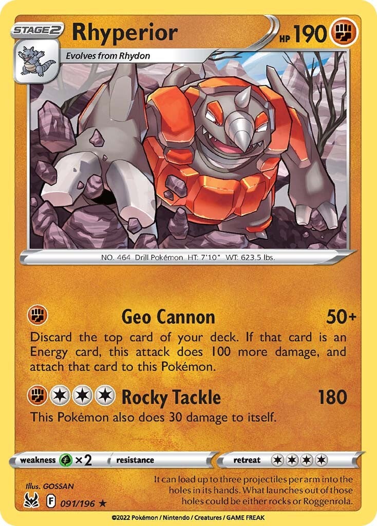 Rhyperior (091/196) [Sword & Shield: Lost Origin] | Gamers Paradise