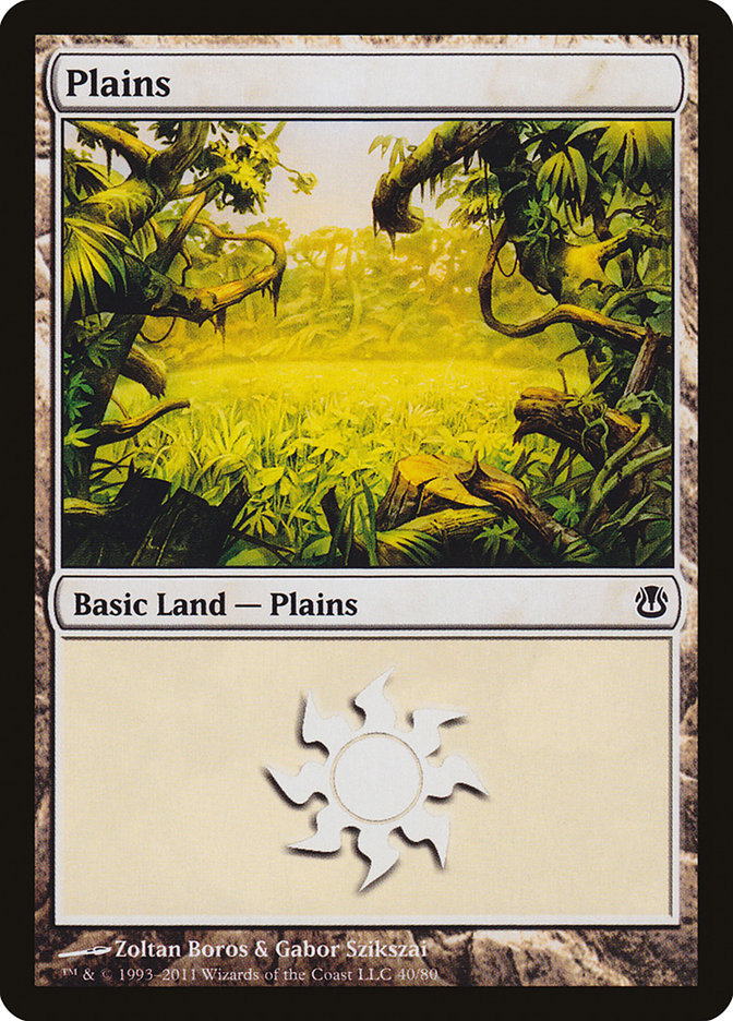 Plains (40) [Duel Decks: Ajani vs. Nicol Bolas] | Gamers Paradise