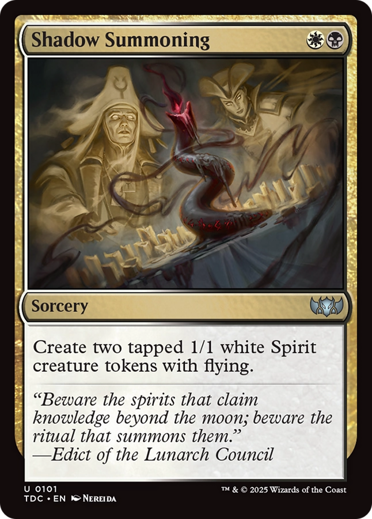 Shadow Summoning [Tarkir: Dragonstorm Commander] | Gamers Paradise