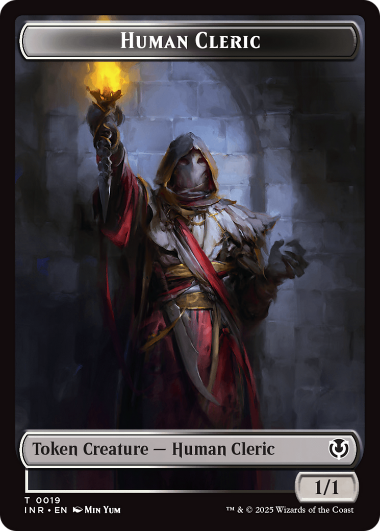 Demon // Human Cleric Double-Sided Token [Innistrad Remastered Tokens] | Gamers Paradise