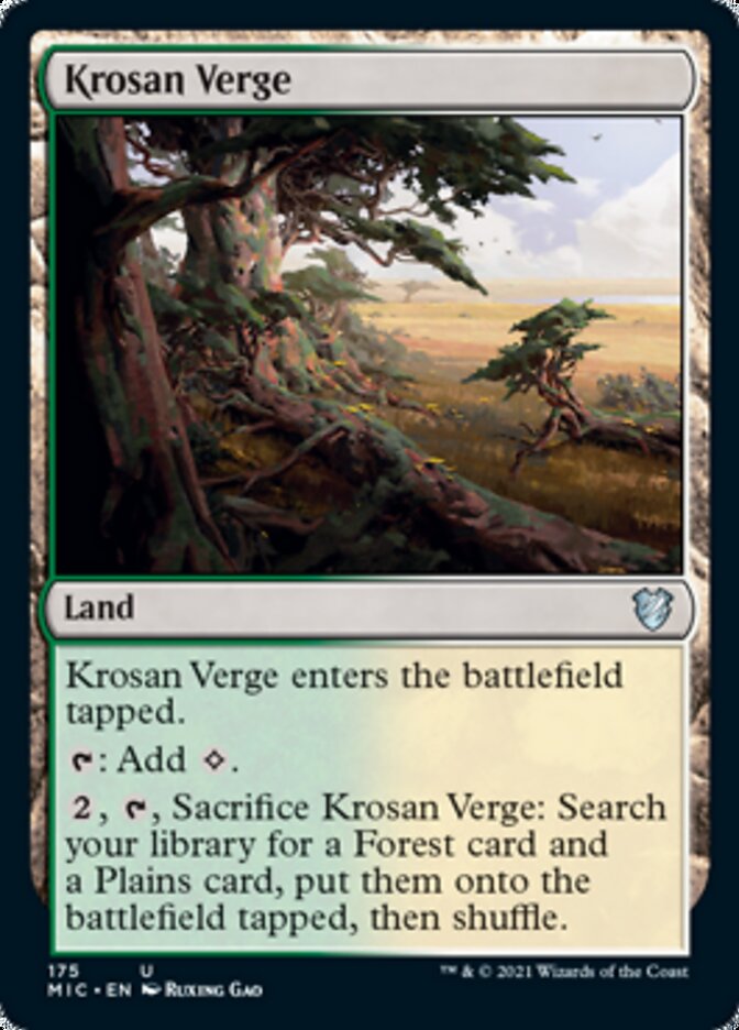Krosan Verge [Innistrad: Midnight Hunt Commander] | Gamers Paradise