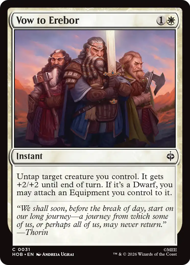 Vow to Erebor [The Hobbit] | Gamers Paradise