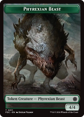 Phyrexian Germ // Phyrexian Beast Double-Sided Token [Foundations Commander Tokens] | Gamers Paradise