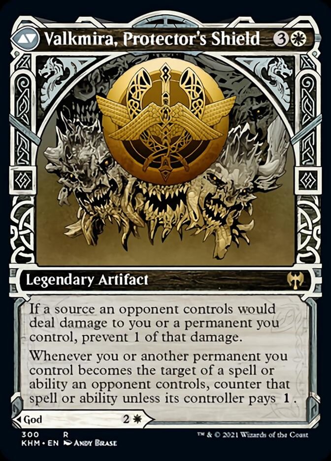 Reidane, God of the Worthy // Valkmira, Protector's Shield (Showcase) [Kaldheim] | Gamers Paradise