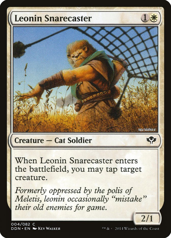 Leonin Snarecaster [Duel Decks: Speed vs. Cunning] | Gamers Paradise