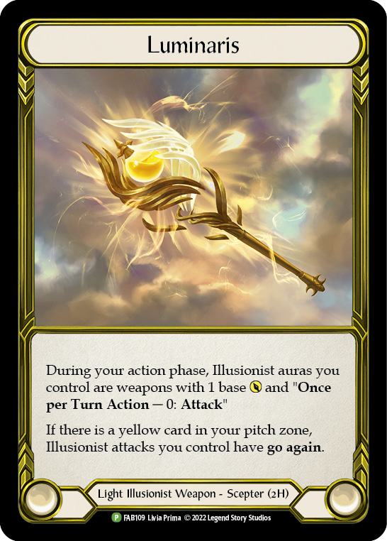 Luminaris (Golden) [FAB109] (Promo)  Cold Foil | Gamers Paradise