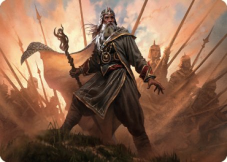 Hazezon, Shaper of Sand Art Card [Dominaria United Art Series] | Gamers Paradise