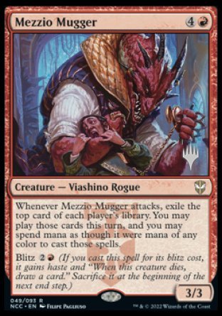 Mezzio Mugger (Promo Pack) [Streets of New Capenna Commander Promos] | Gamers Paradise