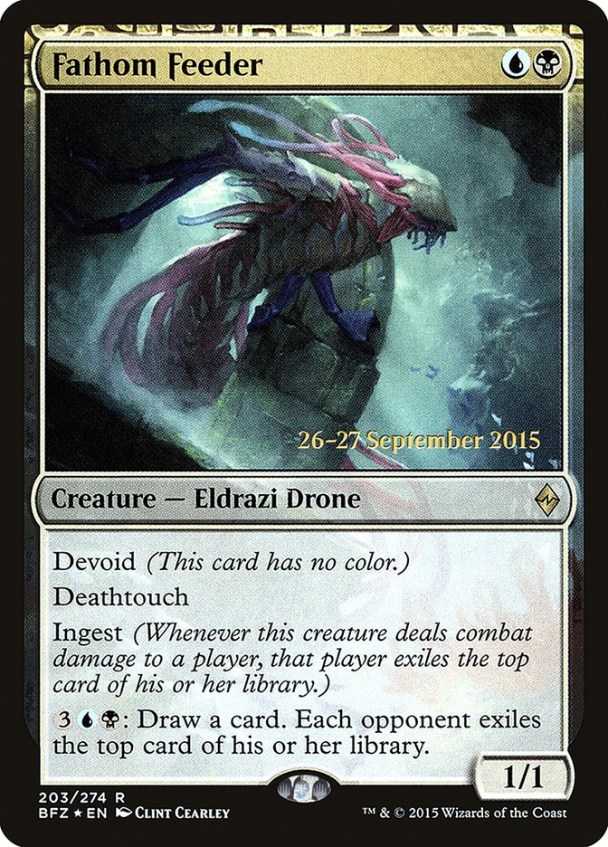 Fathom Feeder [Battle for Zendikar Prerelease Promos] | Gamers Paradise