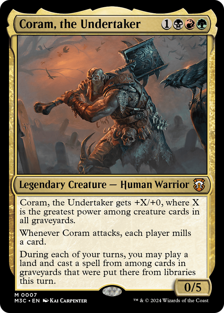 Coram, the Undertaker [Modern Horizons 3 Commander] | Gamers Paradise