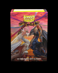 Dragon Shield: Standard 100ct Brushed Art Sleeves - Valentine Dragons (2023) | Gamers Paradise