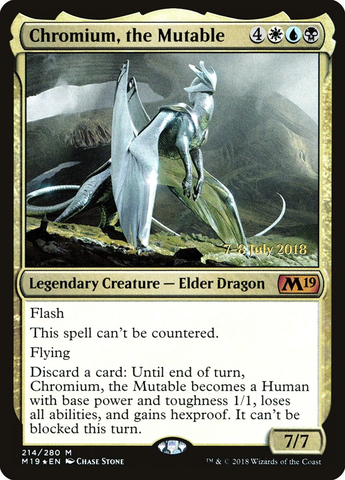 Chromium, the Mutable [Core Set 2019 Prerelease Promos] | Gamers Paradise