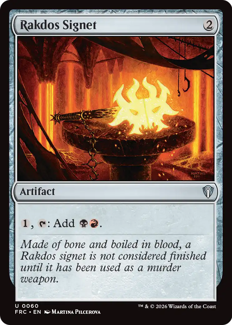 Rakdos Signet [Reality Fracture Commander] | Gamers Paradise