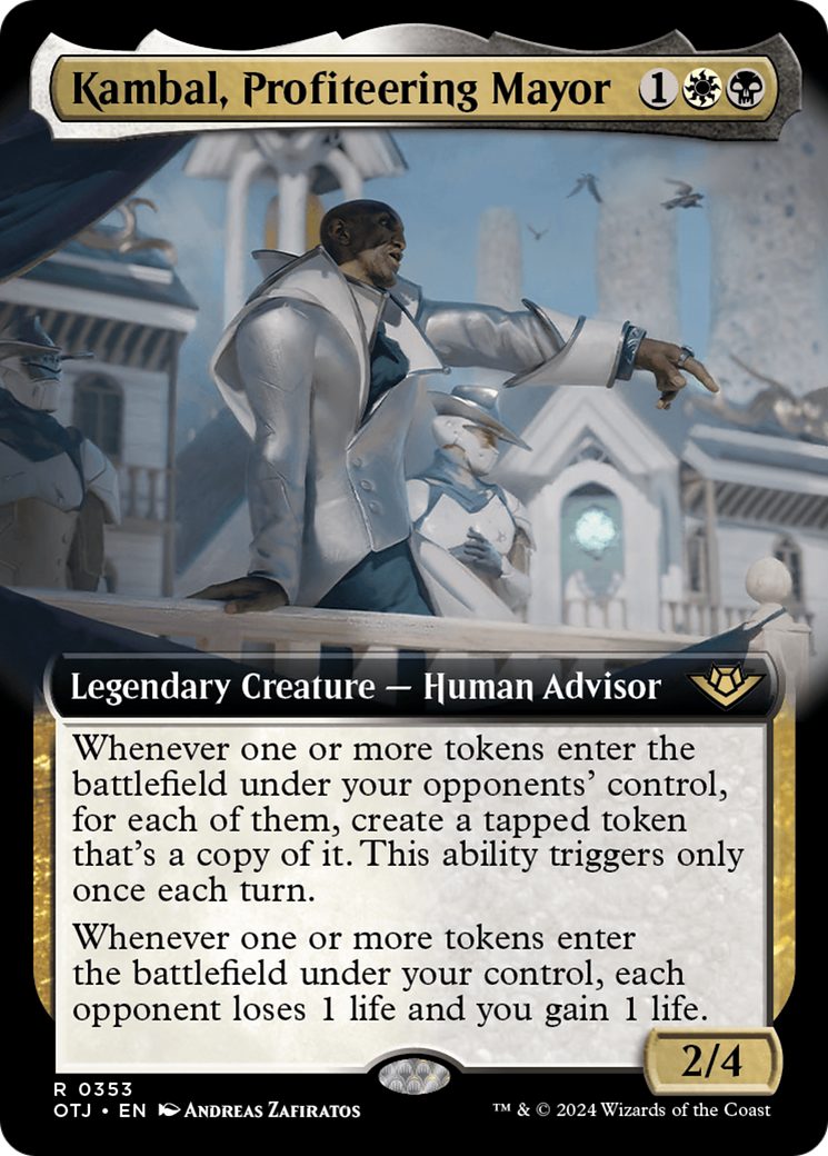 Kambal, Profiteering Mayor (Extended Art) [Outlaws of Thunder Junction] | Gamers Paradise