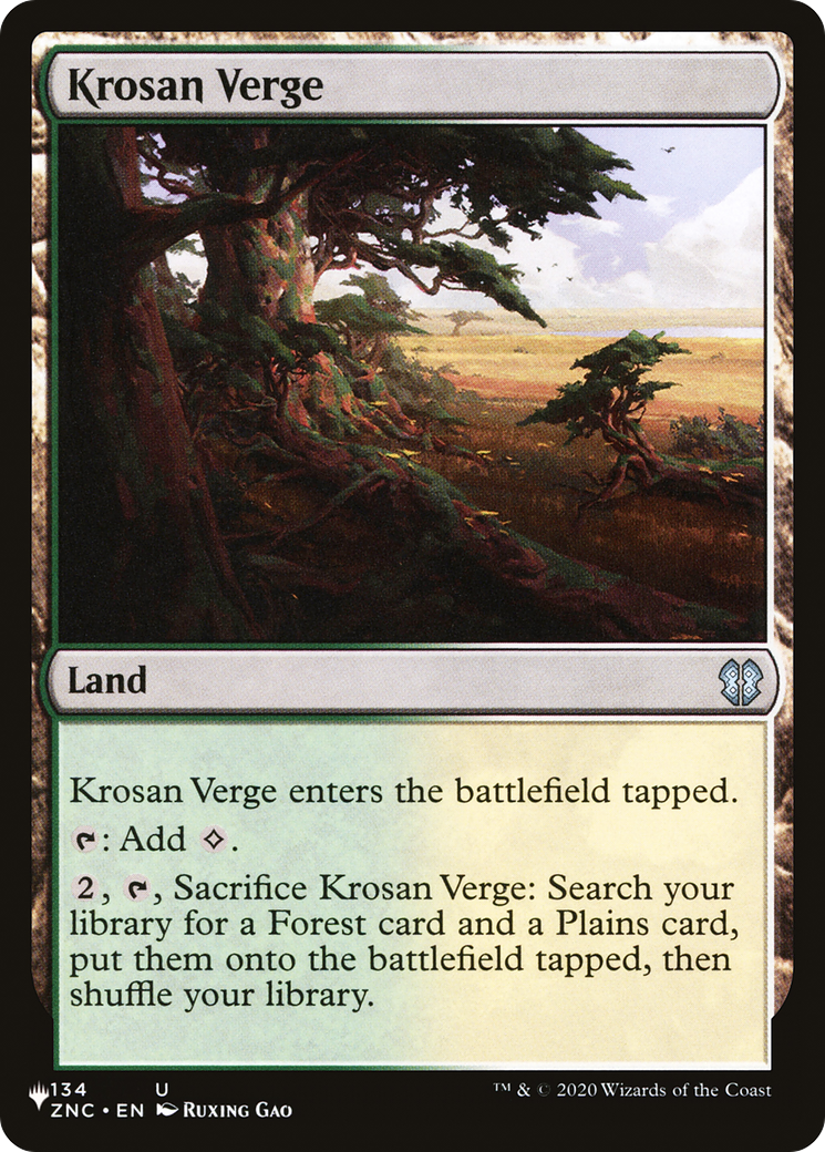 Krosan Verge (ZNC) [The List] | Gamers Paradise