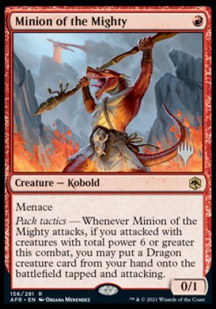Minion of the Mighty (Promo Pack) [Dungeons & Dragons: Adventures in the Forgotten Realms Promos] | Gamers Paradise