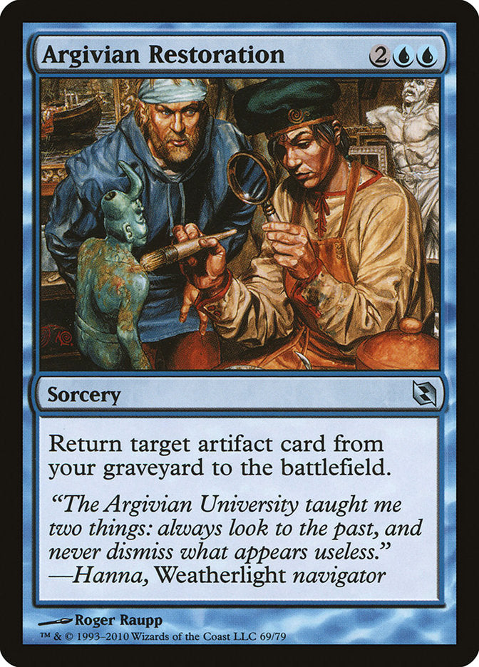 Argivian Restoration [Duel Decks: Elspeth vs. Tezzeret] | Gamers Paradise