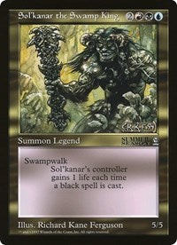 Sol'kanar the Swamp King (Oversized) [Oversize Cards] | Gamers Paradise