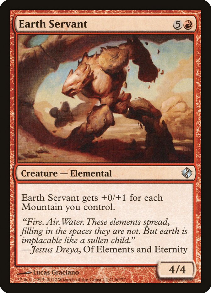 Earth Servant [Duel Decks: Venser vs. Koth] | Gamers Paradise