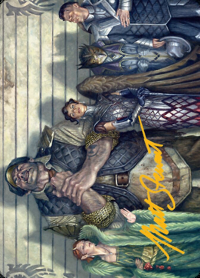 Rogues' Gallery Art Card (Gold-Stamped Signature) [Streets of New Capenna Art Series] | Gamers Paradise