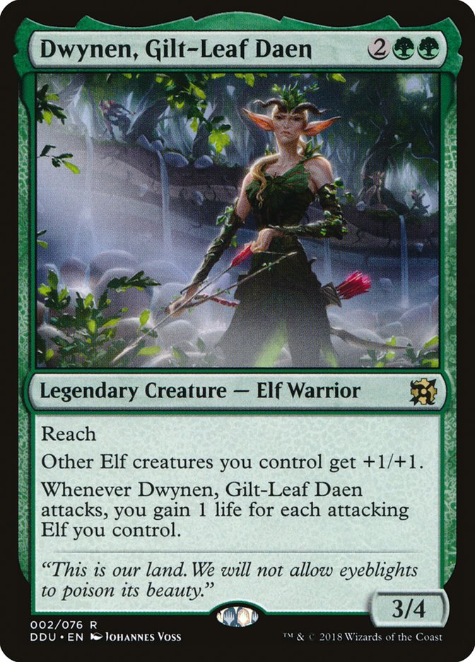 Dwynen, Gilt-Leaf Daen [Duel Decks: Elves vs. Inventors] | Gamers Paradise