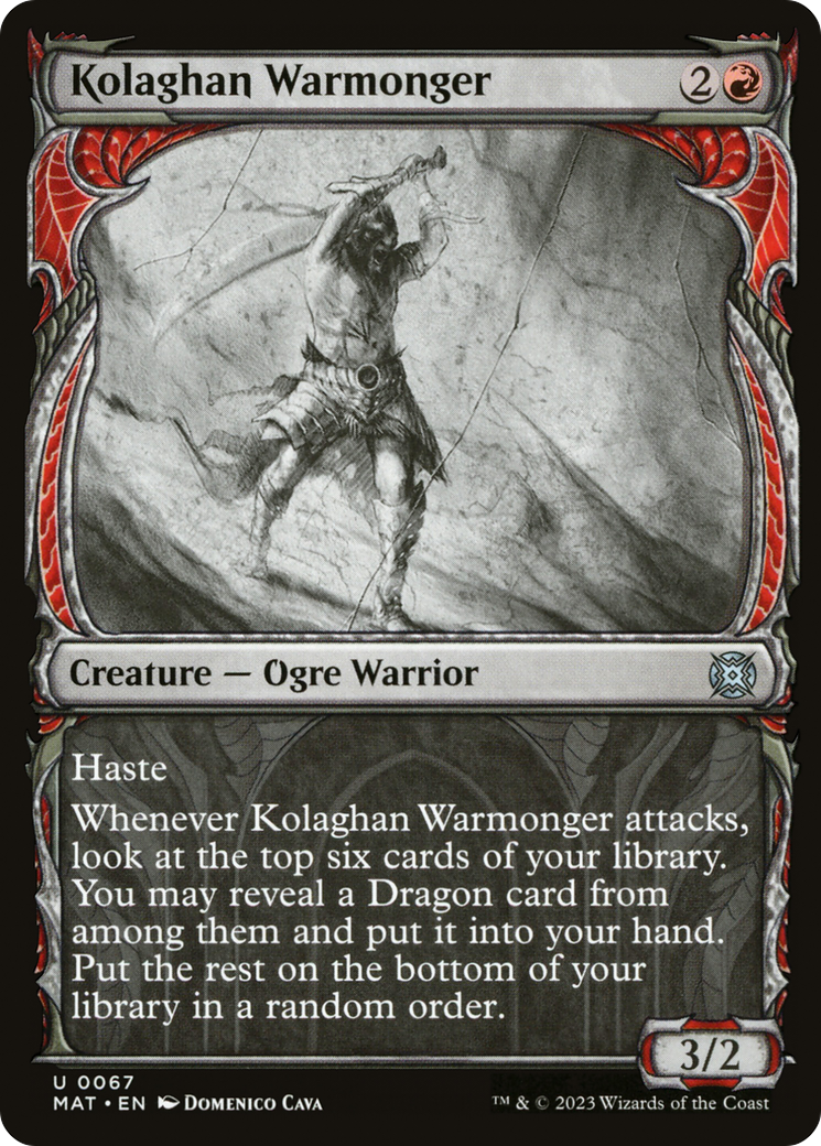Kolaghan Warmonger (Showcase) [March of the Machine: The Aftermath] | Gamers Paradise