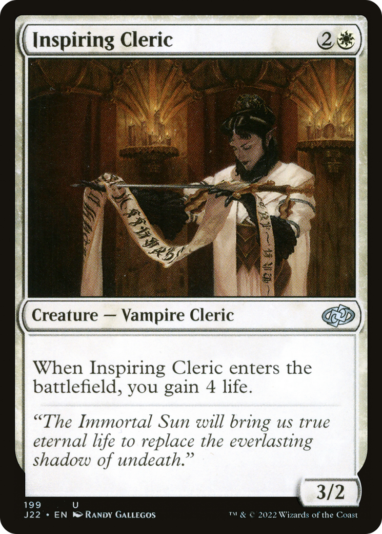 Inspiring Cleric [Jumpstart 2022] | Gamers Paradise