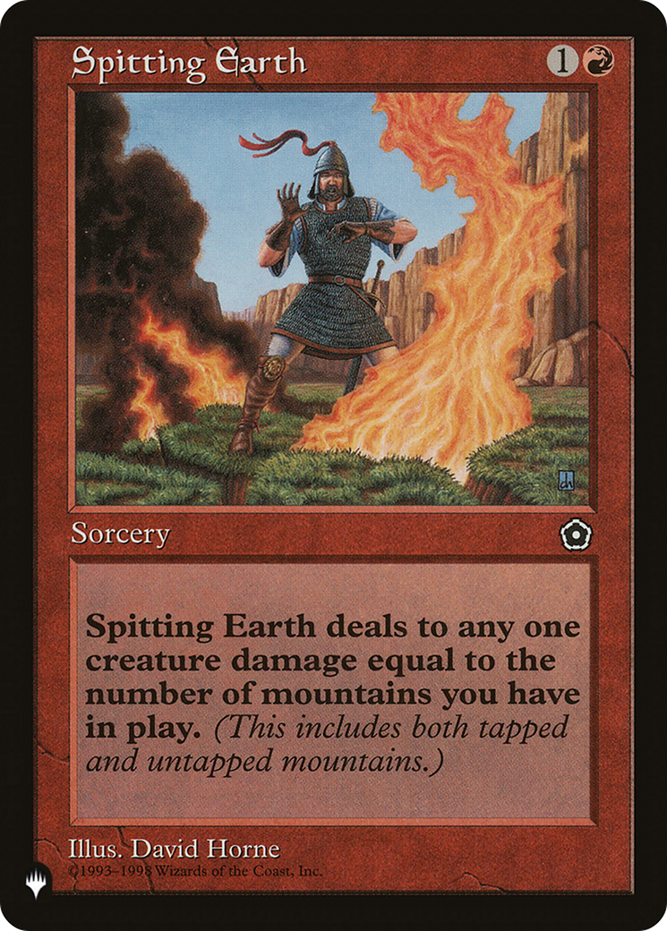 Spitting Earth [The List Reprints] | Gamers Paradise