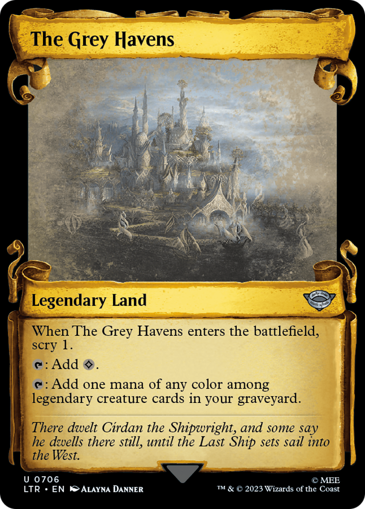 The Grey Havens [The Lord of the Rings: Tales of Middle-Earth Showcase Scrolls] | Gamers Paradise