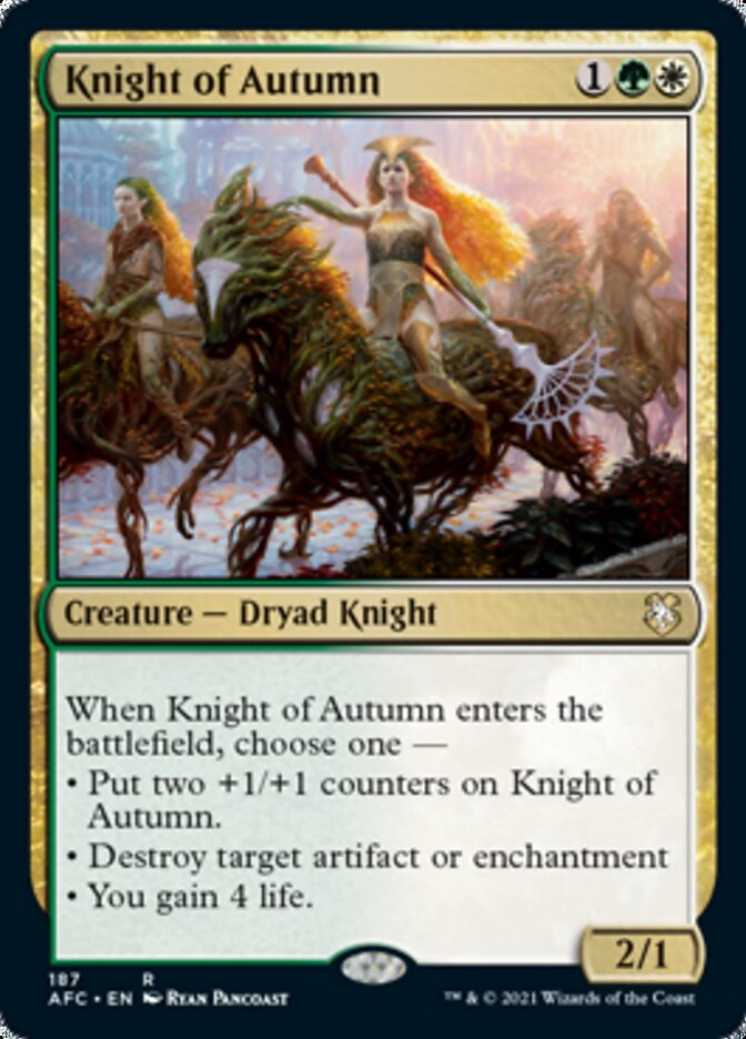 Knight of Autumn [Dungeons & Dragons: Adventures in the Forgotten Realms Commander] | Gamers Paradise