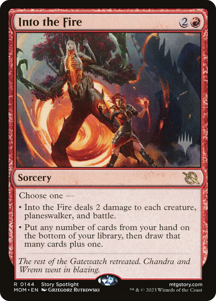 Into the Fire (Promo Pack) [March of the Machine Promos] | Gamers Paradise