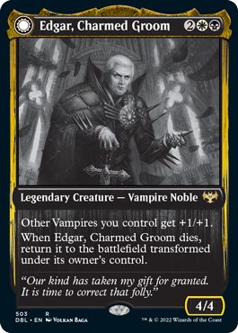 Edgar, Charmed Groom // Edgar Markov's Coffin [Innistrad: Double Feature] | Gamers Paradise
